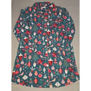 Bedhead Pajamas Organic Jersey Sleepshirt Women's Tis the season size M